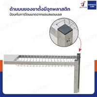 ชั้นคว่ำจานสแตนเลส 1 ชั้น เกรด 201 สำหรับซิงค์ล้างจาน 2 หลุม 30x150x40 cm RB230531-5-1L ชั้นคว่ำจานสแตนเลส 1 ชั้น เกรด 201 สำหรับซิงค์ล้างจาน 2 หลุม 30x150x40 cm RB230531-5-1L