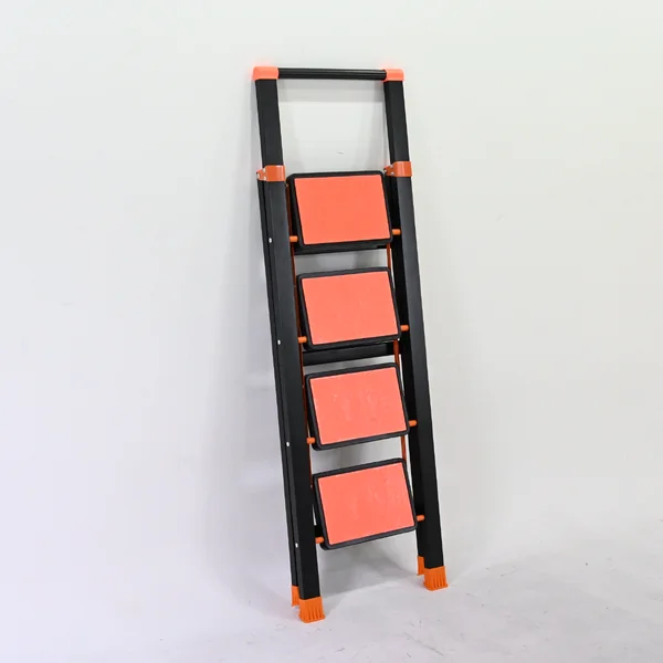 บันไดเหล็ก 4 ขั้น มีราวจับ รับน้ำหนักได้ 150 KG สีดำ-ส้ม HH-4 image 9 บันไดเหล็ก 4 ขั้น มีราวจับ รับน้ำหนักได้ 150 KG สีดำ-ส้ม HH-4 image 9