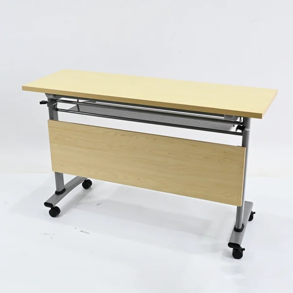 โต๊ะทำงาน โต๊ะอเนกประสงค์พับได้ รุ่นล้อเลื่อน 40x120x75 cm