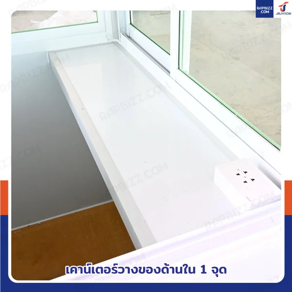ป้อมยาม ป้อม รปภ. สำเร็จรูป 1.2x1.2x2.3M สีขาว รุ่นกระจกลดแสง image 6 ป้อมยาม ป้อม รปภ. สำเร็จรูป 1.2x1.2x2.3M สีขาว รุ่นกระจกลดแสง image 6
