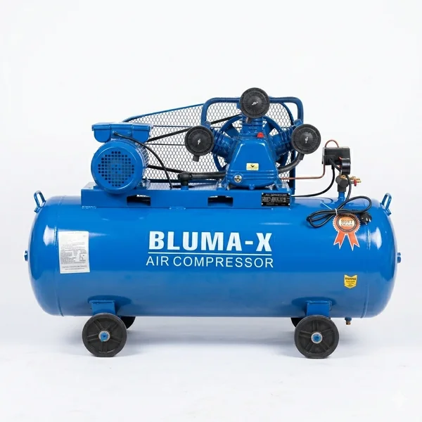 BLUMA-X ปั๊มลมสายพาน 200 ลิตร 4แรงม้า 3สูบ สีน้ำเงิน BLUMA-X-200L BLUMA-X ปั๊มลมสายพาน 200 ลิตร 4แรงม้า 3สูบ สีน้ำเงิน BLUMA-X-200L