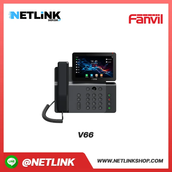 V66 | FANVIL โทรศัพท์ IP Phone ตั้งโต๊ะ V66 | FANVIL โทรศัพท์ IP Phone ตั้งโต๊ะ