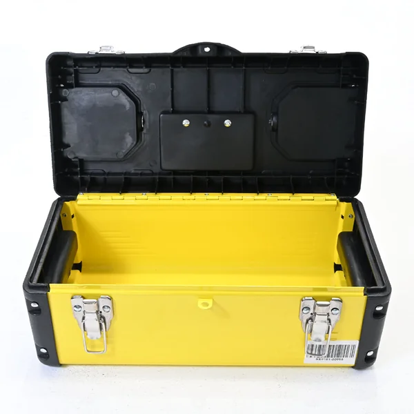 กล่องเครื่องมือเหล็ก 17 นิ้ว แบบมีถาดรองด้านใน 19x40x18 cm สีเหลือง-ดำ image 11