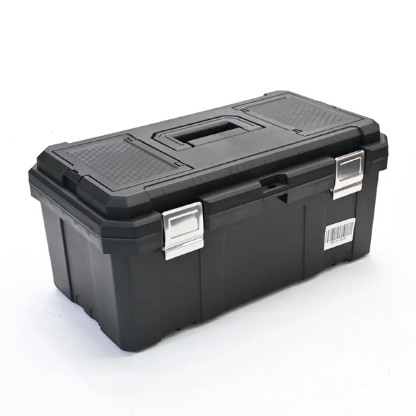 กล่องเครื่องมือพลาสติก 21 นิ้ว แบบมีถาดรองด้านใน 28x49x22 cm สีดำ image 2