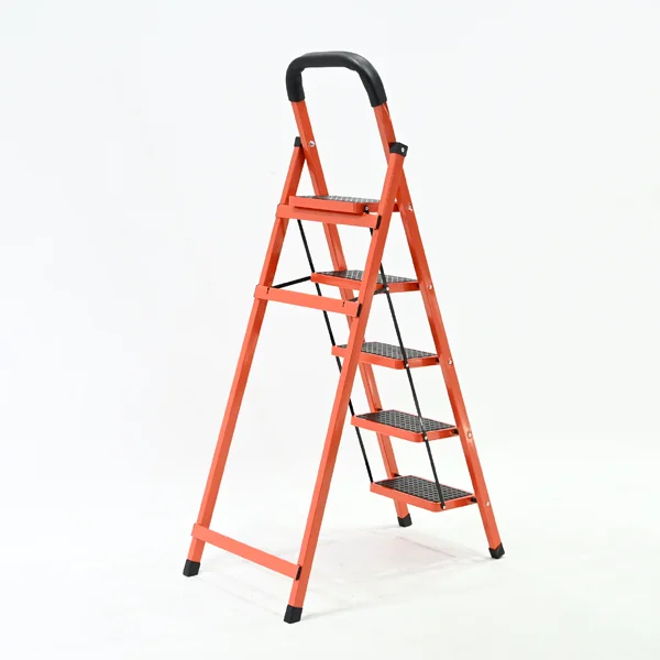 บันไดเหล็ก 5 ขั้น มีราวจับ รับน้ำหนักได้ 150 KG สีส้ม 25X35-5 image 8 บันไดเหล็ก 5 ขั้น มีราวจับ รับน้ำหนักได้ 150 KG สีส้ม 25X35-5 image 8