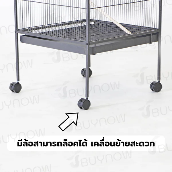 กรงสัตว์เลี้ยง เหล็ก มีล้อ เคลื่อนที่ได้ 54x54x146 ซม. CT-008 image 3 กรงสัตว์เลี้ยง เหล็ก มีล้อ เคลื่อนที่ได้ 54x54x146 ซม. CT-008 image 3