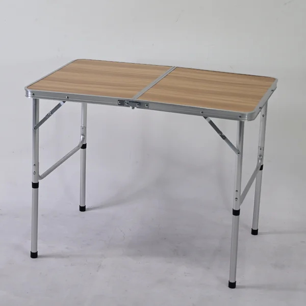 โต๊ะสนามพับได้อลูมิเนียม ปรับความสูงได้ 2 ระดับ 60x90x70 cm สีน้ำตาลอ่อน TC-9060 โต๊ะสนามพับได้อลูมิเนียม ปรับความสูงได้ 2 ระดับ 60x90x70 cm สีน้ำตาลอ่อน TC-9060