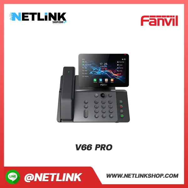 V66 Pro | FANVIL โทรศัพท์ IP Phone ตั้งโต๊ะ V66 Pro | FANVIL โทรศัพท์ IP Phone ตั้งโต๊ะ