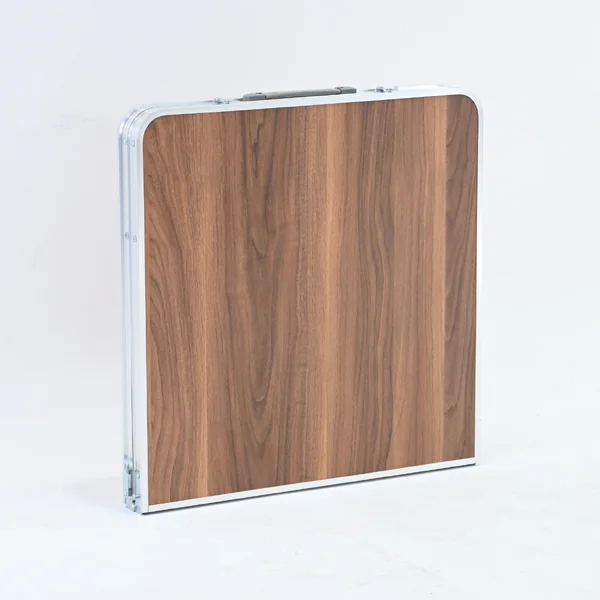 โต๊ะสนามพับได้อลูมิเนียม ปรับความสูงได้ 3 ระดับ 60x120x70 cm สีน้ำตาลเข้ม TC-R1260 image 2 โต๊ะสนามพับได้อลูมิเนียม ปรับความสูงได้ 3 ระดับ 60x120x70 cm สีน้ำตาลเข้ม TC-R1260 image 2
