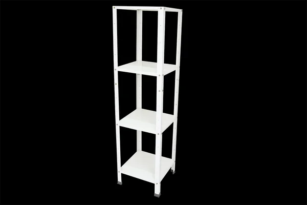 ชั้นวางของ เหล็ก 4 ชั้น ปรับระดับได้ สีขาว 40x40x150 ซม. P4-415