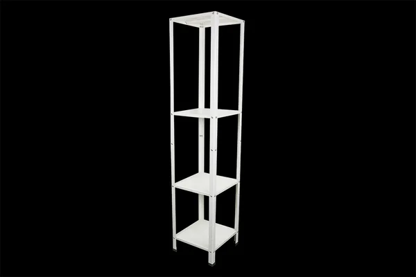 ชั้นวางของ เหล็ก 4 ชั้น ปรับระดับได้ สีขาว 40x40x187 ซม. P4-418