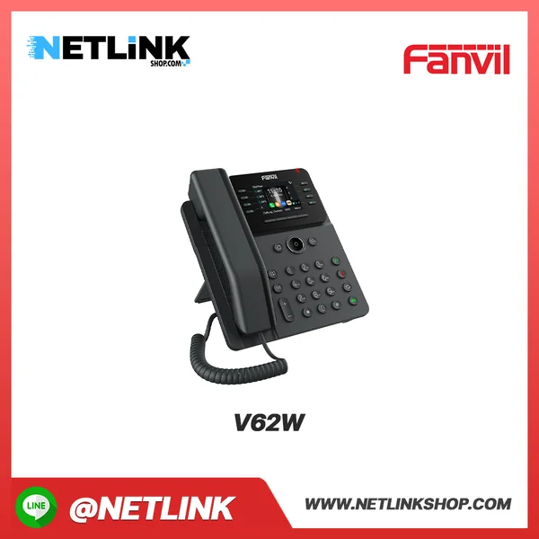 V62W | FANVIL โทรศัพท์ IP Phone ตั้งโต๊ะ image 2 V62W | FANVIL โทรศัพท์ IP Phone ตั้งโต๊ะ image 2