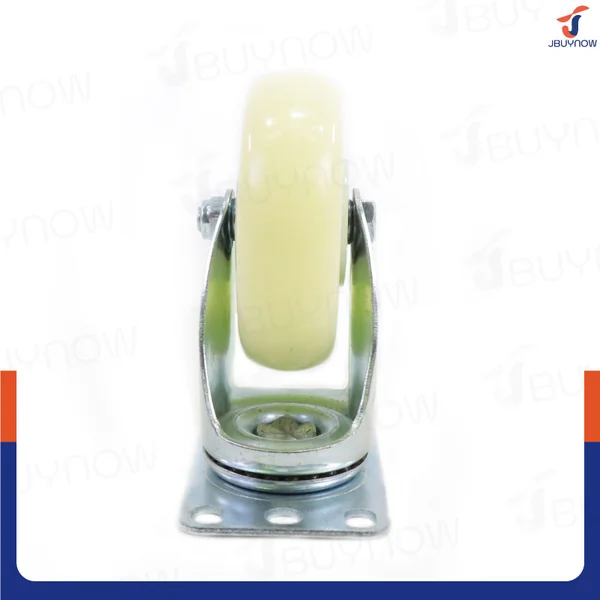 ล้อ 4 นิ้ว แป้นเป็น ไนล่อน สีขาว JBUYNOW JF-1468100 image 5