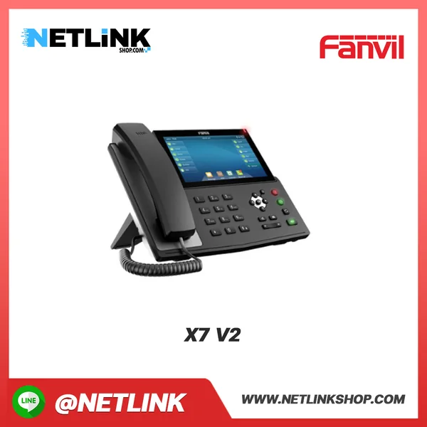 X7 V2 | FANVIL โทรศัพท์ IP Phone ตั้งโต๊ะ image 2 X7 V2 | FANVIL โทรศัพท์ IP Phone ตั้งโต๊ะ image 2