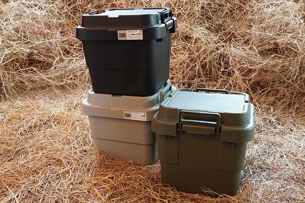 กล่องลังเก็บของ 20L JP QUALITY หนา ไม่ไฟฟ้าสถิต 28x38x36 ซม. สีเทา TRUNK CARGO TC-20S GY image 6