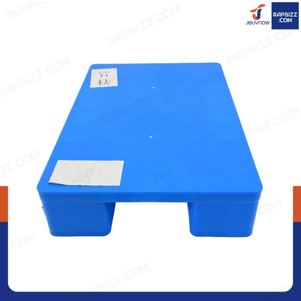พาเลทพลาสติก HDPE หน้าทึบ แบบ 4 ขา 40x60x12 cm สีฟ้า 6004 image 6