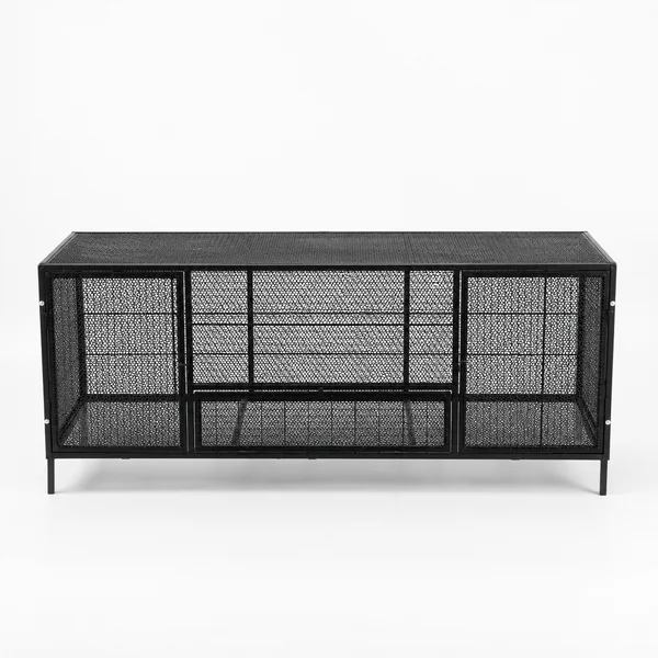 กรงไก่ กรงสัตว์เลี้ยง ขนาด 57x147x61 cm สีดำ กรงไก่ กรงสัตว์เลี้ยง ขนาด 57x147x61 cm สีดำ