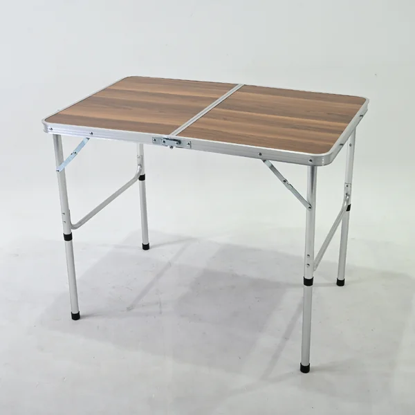โต๊ะสนามพับได้อลูมิเนียม ปรับความสูงได้ 2 ระดับ 60x90x70 cm สีน้ำตาลเข้ม TC-9060 โต๊ะสนามพับได้อลูมิเนียม ปรับความสูงได้ 2 ระดับ 60x90x70 cm สีน้ำตาลเข้ม TC-9060