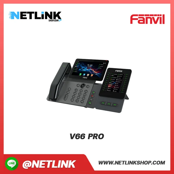 V66 Pro | FANVIL โทรศัพท์ IP Phone ตั้งโต๊ะ image 2 V66 Pro | FANVIL โทรศัพท์ IP Phone ตั้งโต๊ะ image 2