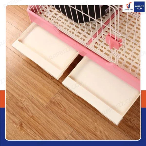 กรงสุนัข เหล็ก เคลือบสี มีถาดรองและล้อเคลื่อนที่ได้ 48x73x55 ซม. RT1908133 image 5 กรงสุนัข เหล็ก เคลือบสี มีถาดรองและล้อเคลื่อนที่ได้ 48x73x55 ซม. RT1908133 image 5