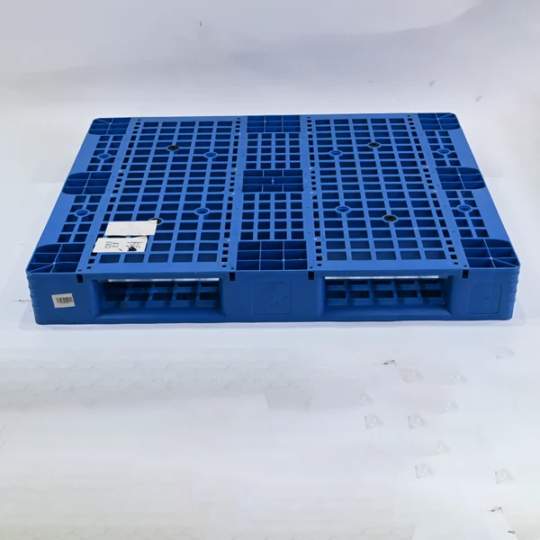 พาเลทพลาสติก HDPE พาเลทห้องเย็น หน้าตะแกรง 3 แถว แบบ 9 ขา 100x120x15 cm ใช้สำหรับห้องเย็น -40℃ ถึง 40℃ image 2
