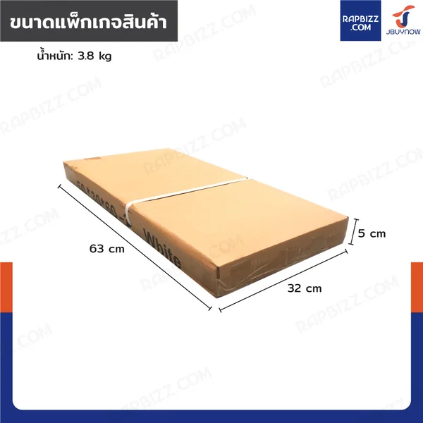 ชั้นวางของเหล็ก 3 ชั้น ชั้นวางอเนกประสงค์ 30x50x60 cm สีขาว image 8 ชั้นวางของเหล็ก 3 ชั้น ชั้นวางอเนกประสงค์ 30x50x60 cm สีขาว image 8