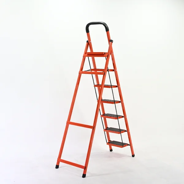 บันไดเหล็ก 7 ขั้น มีราวจับ รับน้ำหนักได้ 150 KG สีส้ม 25X35-7 image 8 บันไดเหล็ก 7 ขั้น มีราวจับ รับน้ำหนักได้ 150 KG สีส้ม 25X35-7 image 8