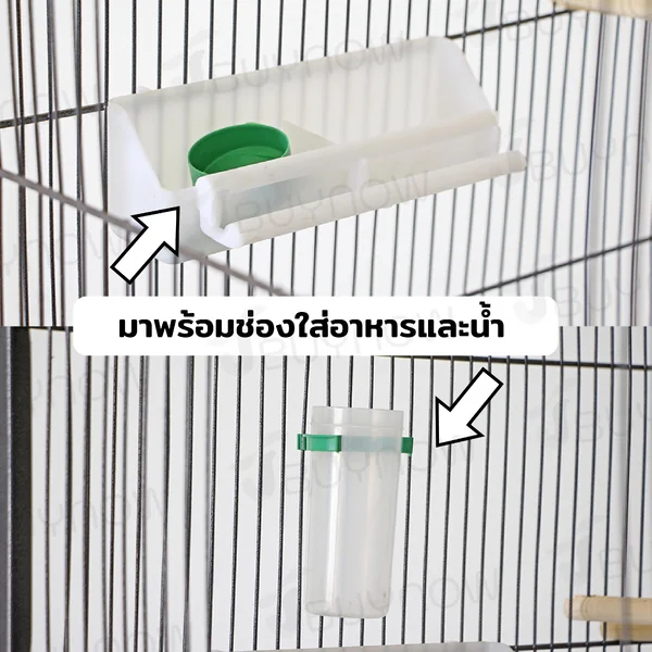 กรงสัตว์เลี้ยง เหล็ก มีล้อ เคลื่อนที่ได้ 54x54x146 ซม. CT-008 image 4 กรงสัตว์เลี้ยง เหล็ก มีล้อ เคลื่อนที่ได้ 54x54x146 ซม. CT-008 image 4