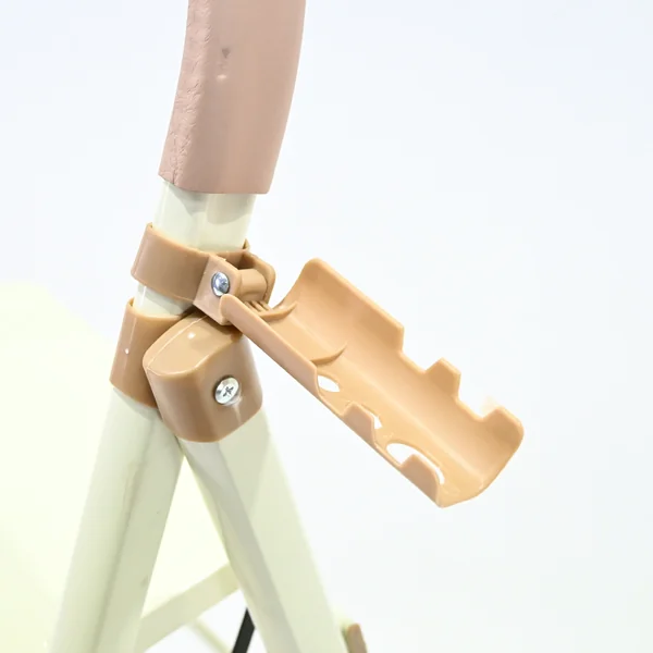 บันไดเหล็ก 4 ขั้น มีราวจับ รับน้ำหนักได้ 150 KG สีขาว NB-4 image 6