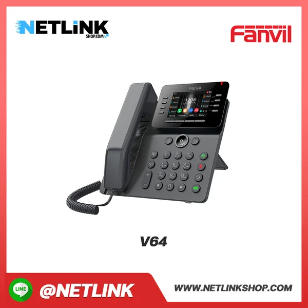 V64 | FANVIL โทรศัพท์ IP Phone ตั้งโต๊ะ image 2