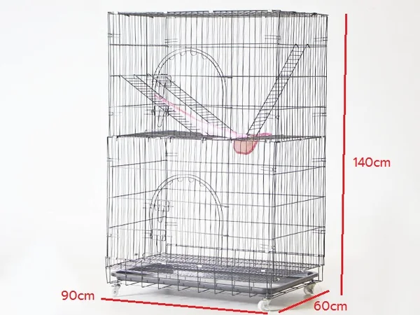 กรงสัตว์เลี้ยง 60x90x140 ซม. TM001 image 2 กรงสัตว์เลี้ยง 60x90x140 ซม. TM001 image 2