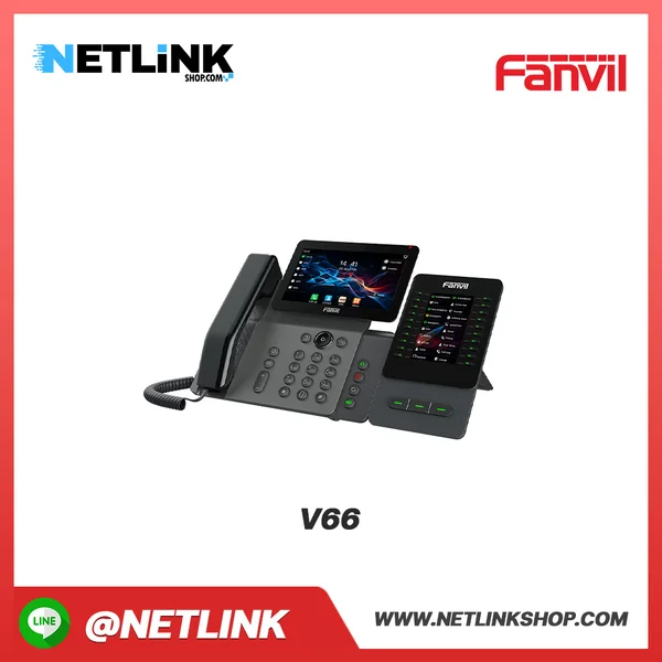 V66 | FANVIL โทรศัพท์ IP Phone ตั้งโต๊ะ image 2 V66 | FANVIL โทรศัพท์ IP Phone ตั้งโต๊ะ image 2